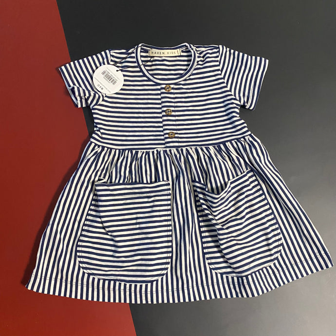 Haven kids pocket dress (NEW) 12-18m