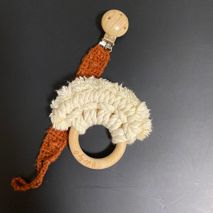 Boho by O teether + pacifier holder