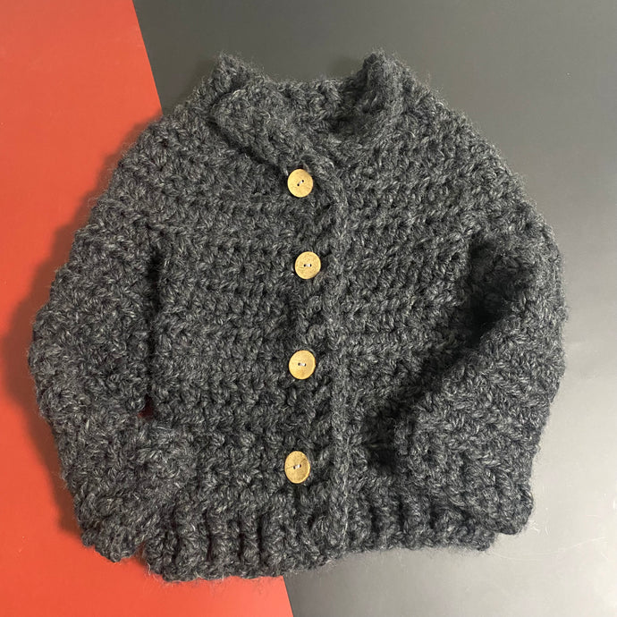 Everly oak Handmade chunky sweater 5y