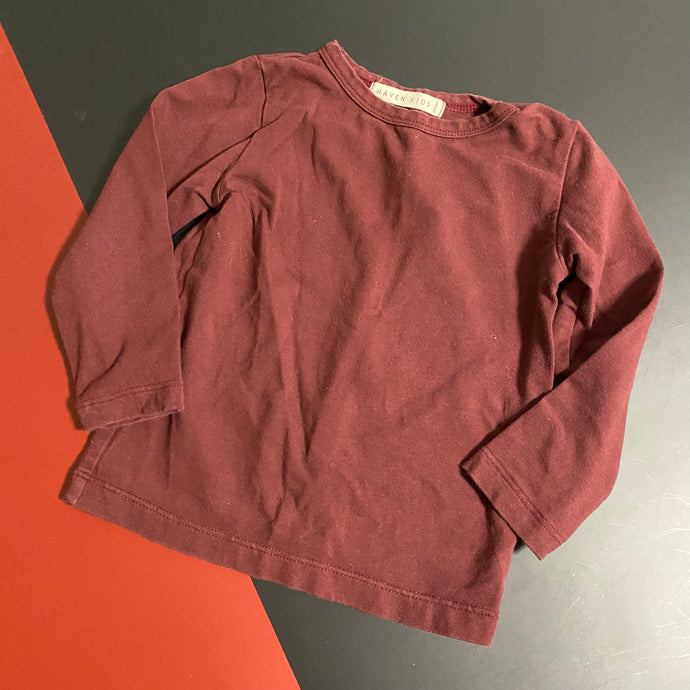 Haven Kids 12-18m like new ( dark maroon in person )