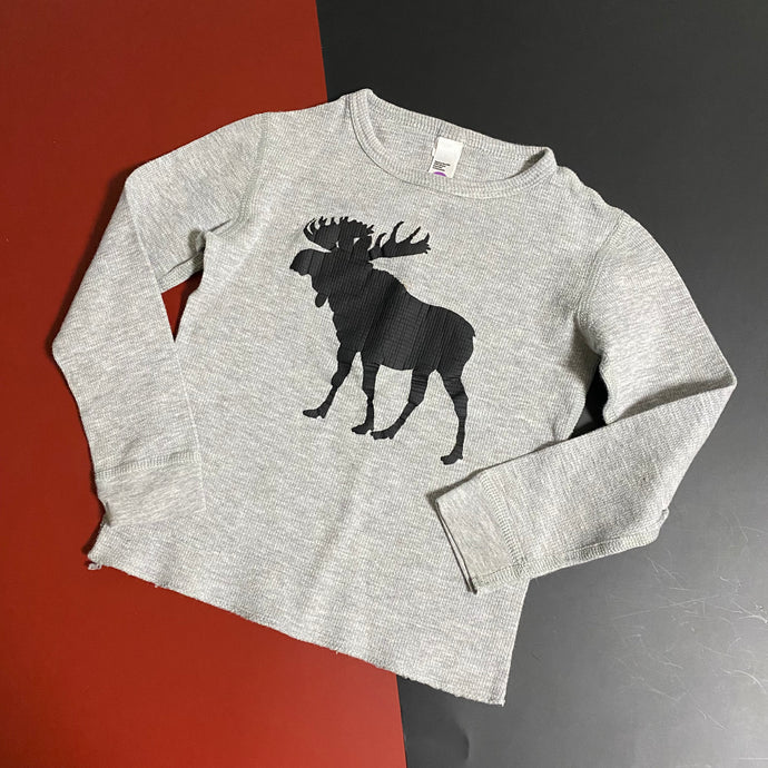 Size 4 Moose waffle shirt