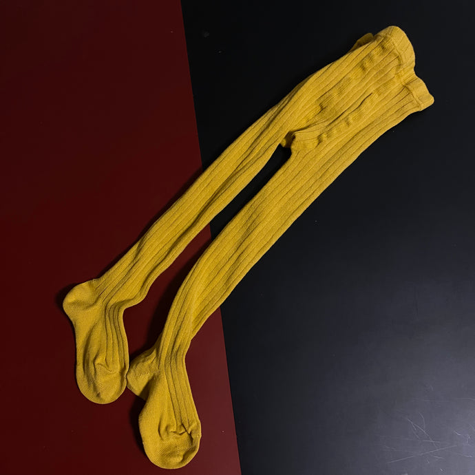 Condor tights ( new ) size 2  mustard