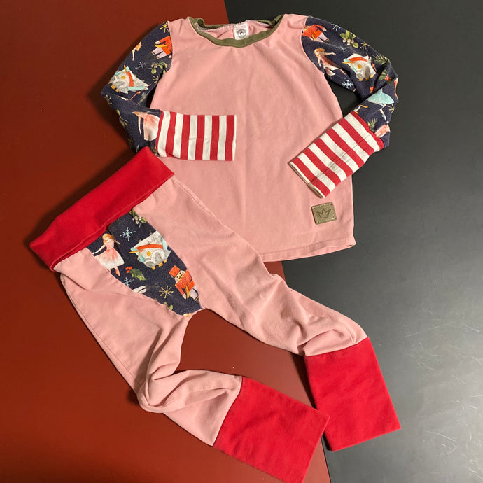 LAB 12m-3y pj set ( stain on top )