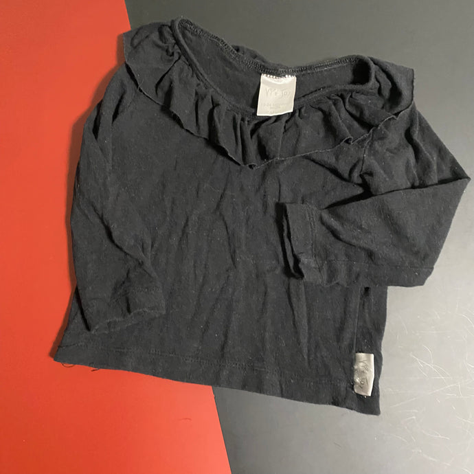 Vi jax ruffle neck 12-24m ( hem undone in small area )