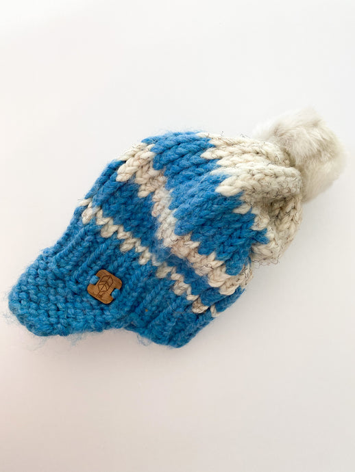 Crafts n Knitz Slouch pom Beanie 3m- 9m